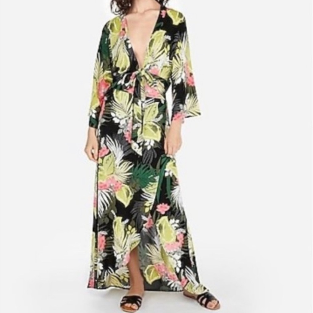 Tropical top and skirt set